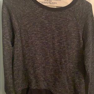 sweater with zip in back